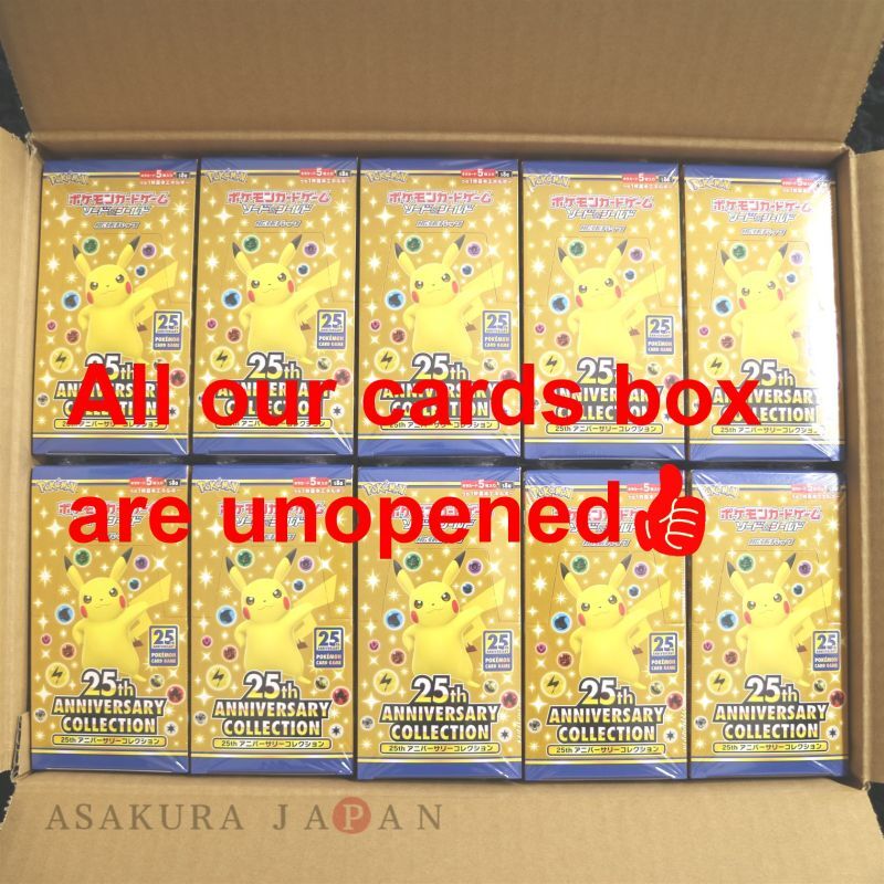 Pokemon Card Game Sword & Shield 4 promo pack + 25th Anniversary