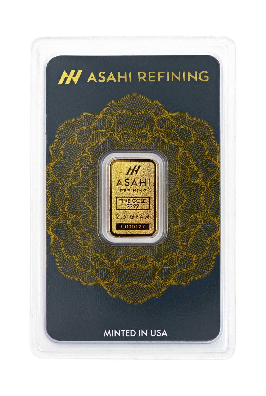 Asahi 2.5 Gram Gold Bar | Asahi Refining - Asahi Refining