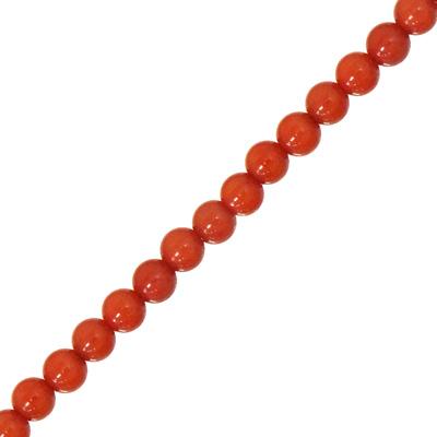 丘サンゴ(赤染) 丸玉(連) 3-3.5mm - アサオ工芸オンライショップ