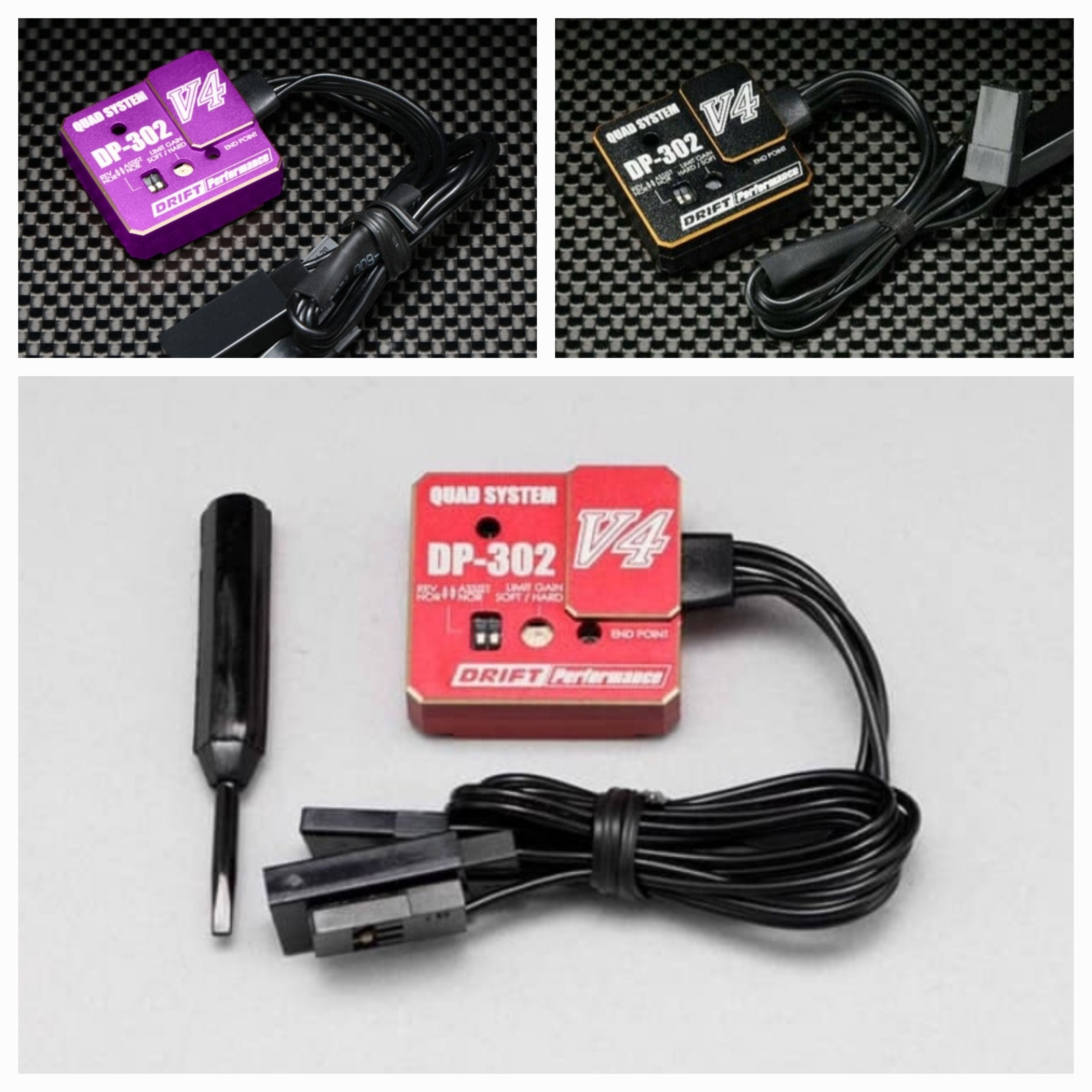 Yokomo v4 gyro red black and purple – asbo-rc
