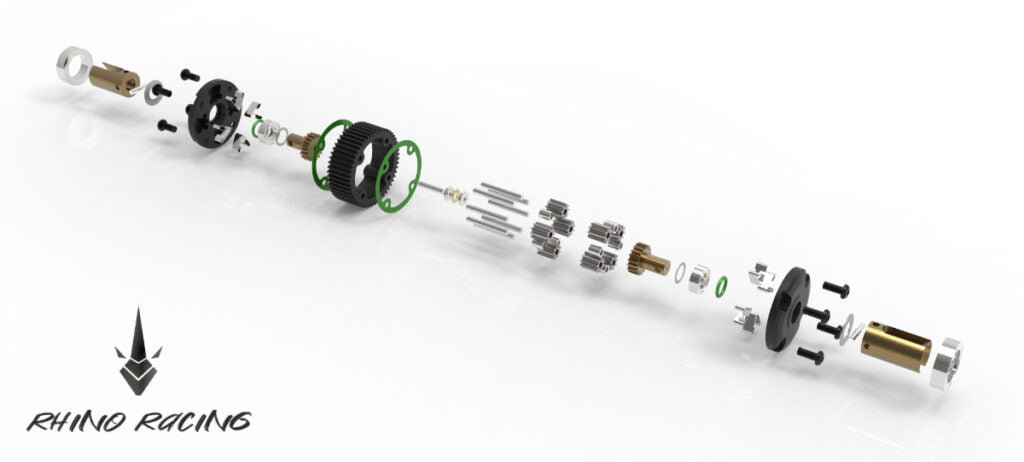 RHINO RACING C-LSD YD2 LIGHTWEIGHT DIFFERENTIAL ASSEMBLY UNIT rr