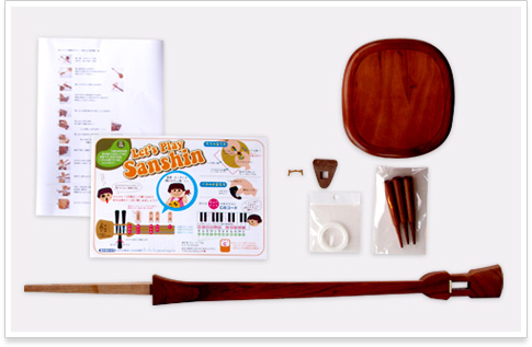 超希少品】ナチュラルウッド 三線 木製ボディDIY・練習用・インテリア