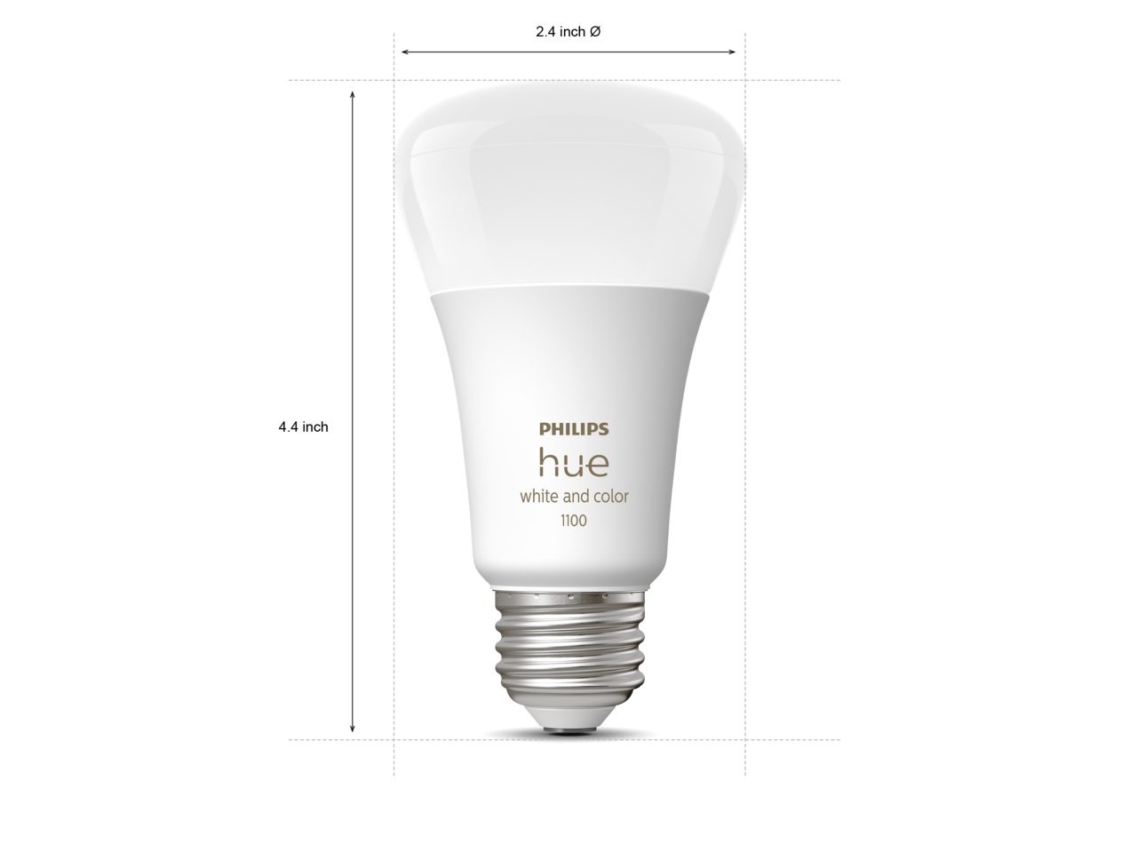 Hue スターター キット: E26 LED 電球 3 個 + Hue ディマースイッチ +