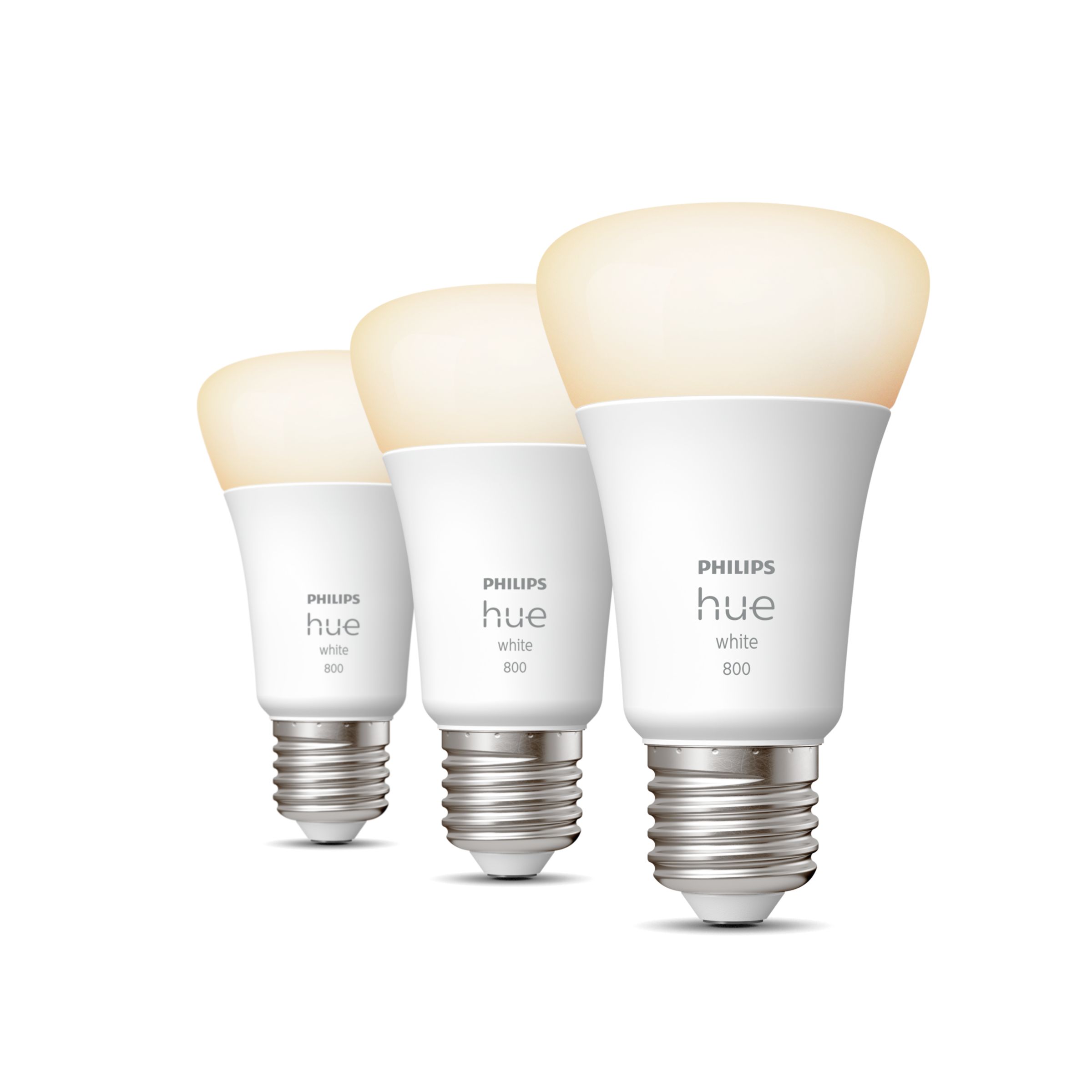 Pakket met drie A60 E27 LED-lampen - wit | Philips Hue NL