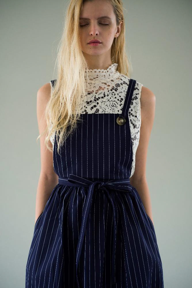ローラデザインのエプロンが完成！！ 「French Stripe Apron by Rola's