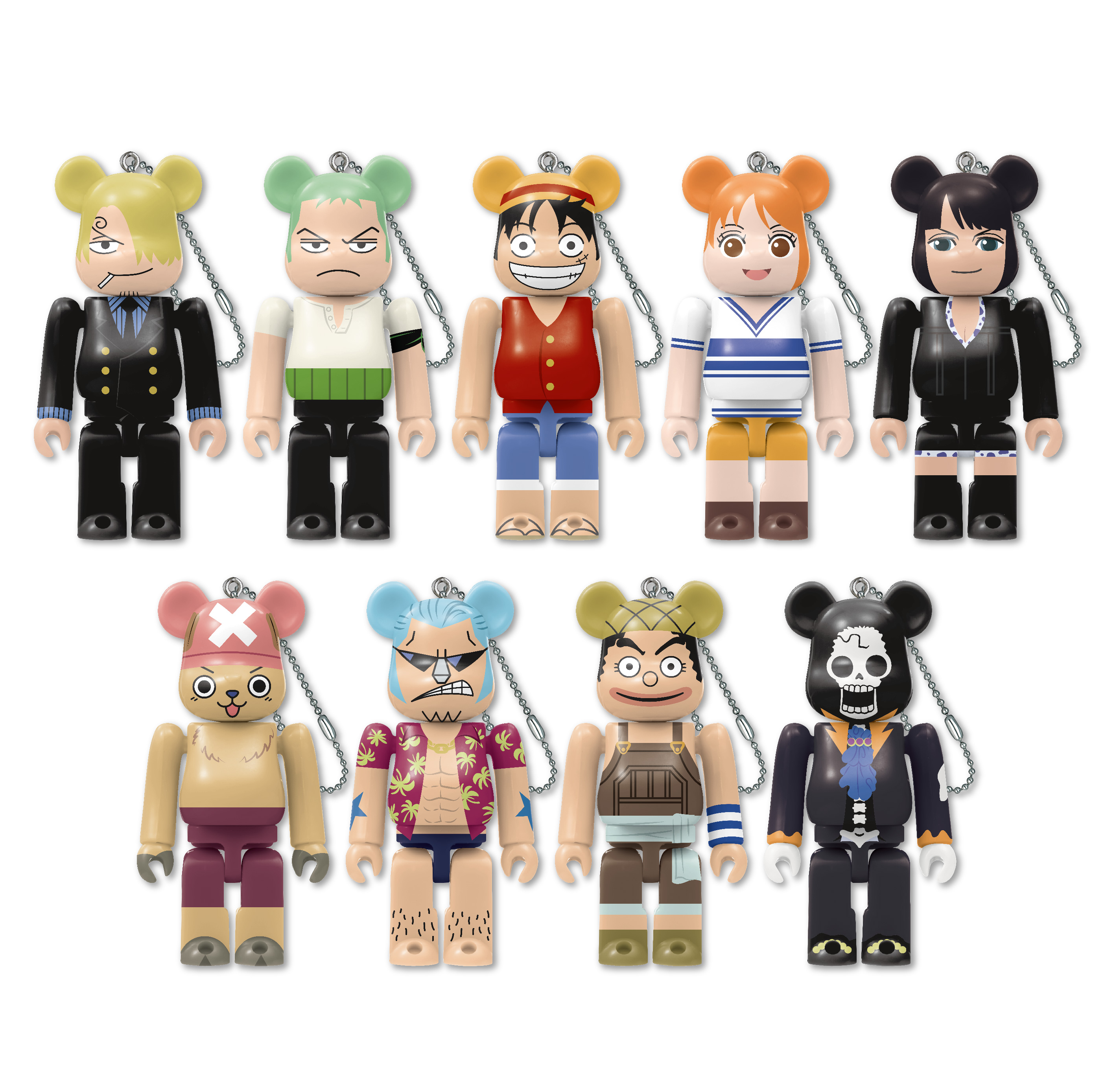 ワンピース×ベアブリックのコラボレーション第2弾！ 連載20周年を記念