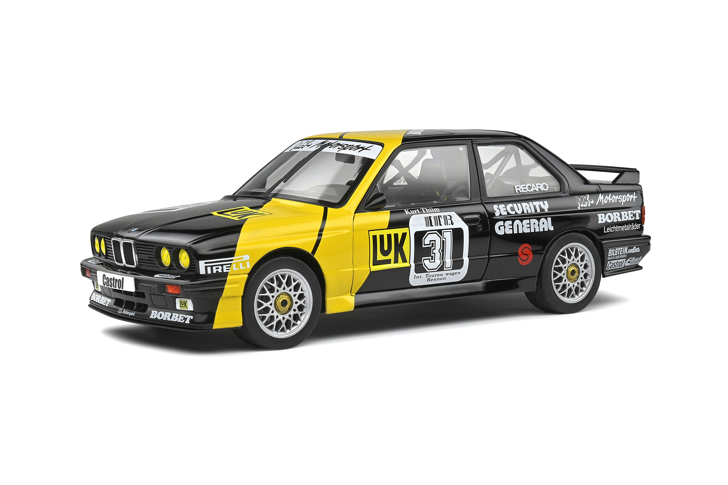 SOLIDO 1:18 SCALE MODEL CAR BMW E30 M3 DTM LUK – Autostyling