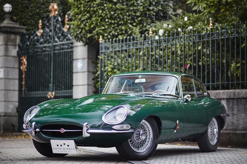 ロードカー　濃緑 ジャガー E-Type Tecno Models