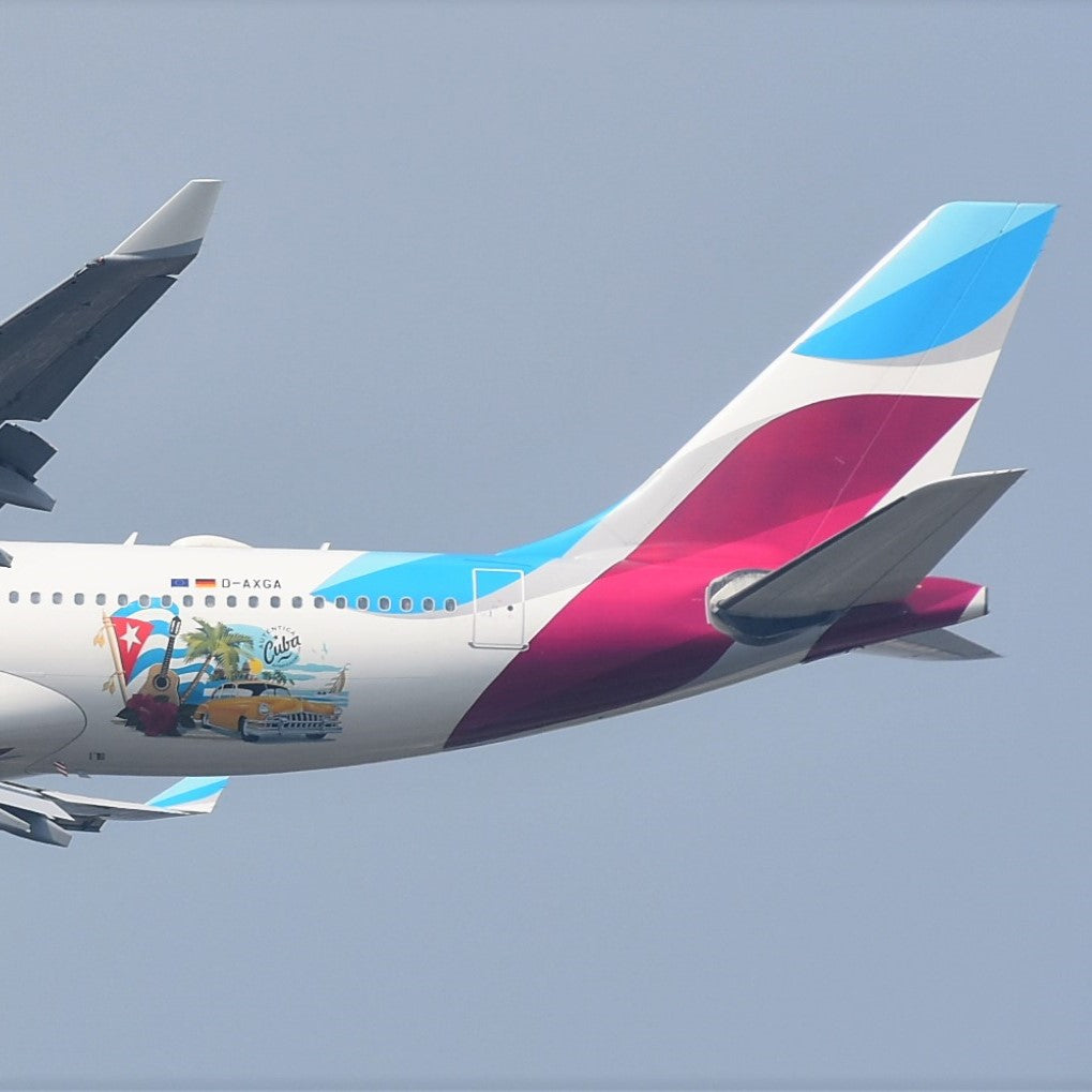 Aviationtag Eurowings A330 Tri-Colour Aircraft Skin Tag D-AXGA
