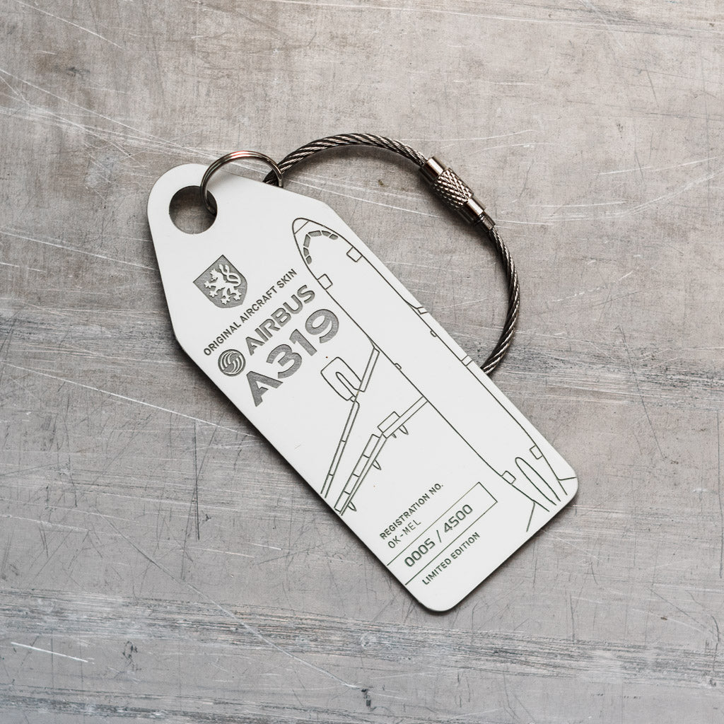 European Flag Carrier Aircraft Skin Tags | Airbus A319 OK-MEL