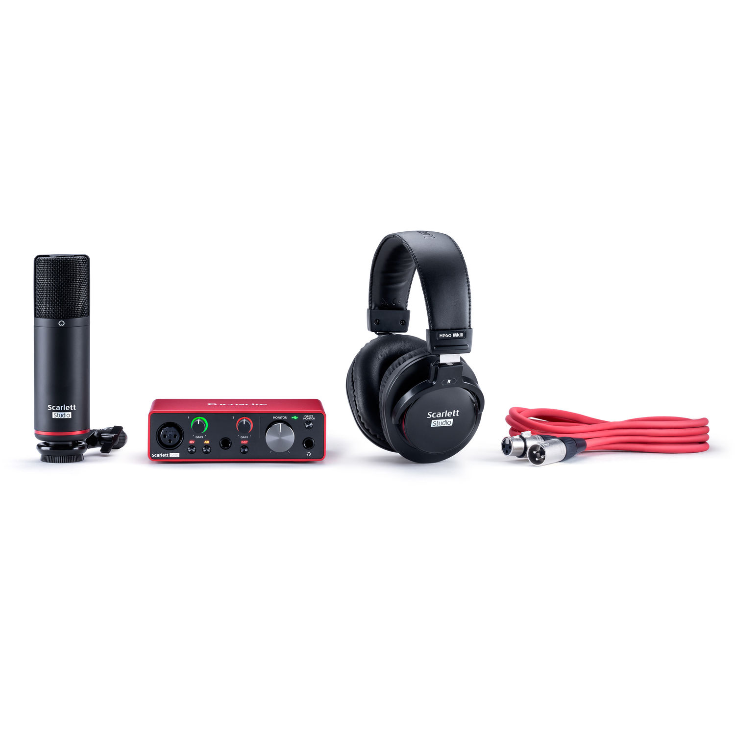 Focusrite Scarlett Solo Studio Bundle | Music Recording Bundle