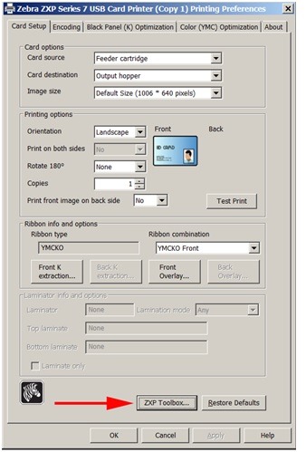 Updating Firmware on a ZXP Series 7 - Avon Security Products