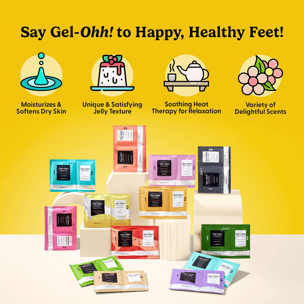 Pineapple Breeze Gel-Ohh Jelly Spa Pedicure Kit | AvryBeauty