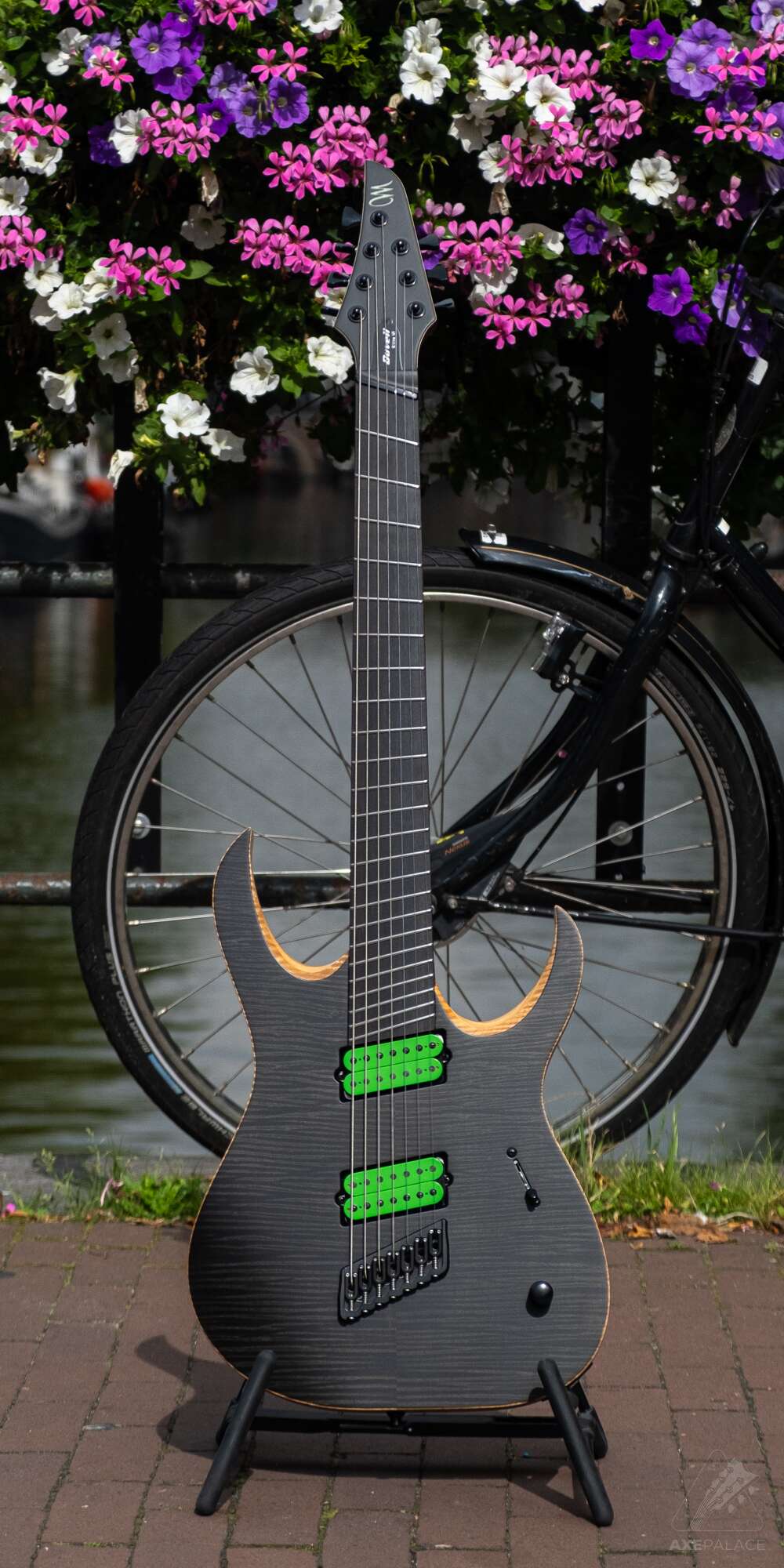 Mayones Duvell Elite VF 7 BKP in Trans Black | Axe Palace