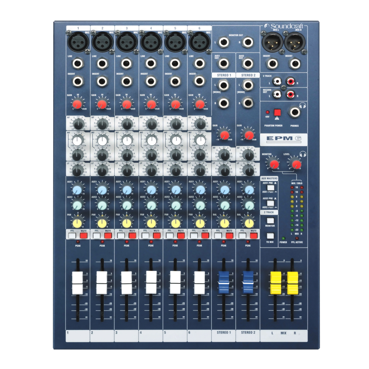 6chアナログミキサー（EPM6）の製品詳細｜映像音響テクニカル