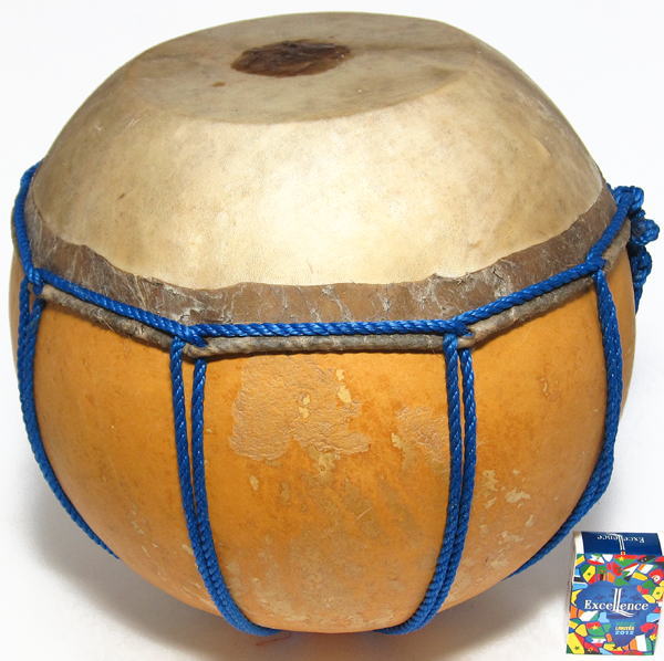 ベンドレ（ひょうたん太鼓・特大）<アフリカのひょうたん楽器