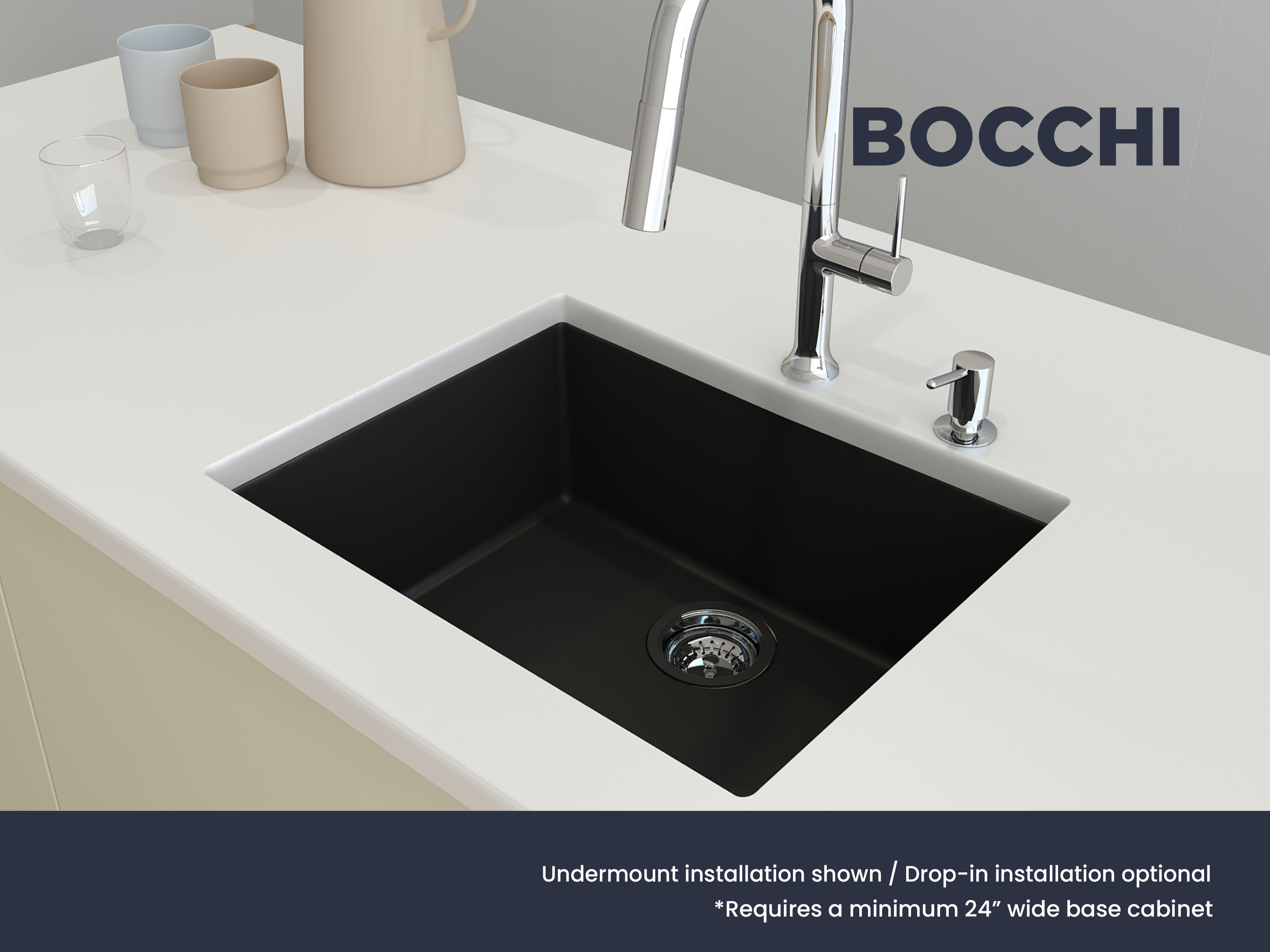 CAMPINO UNO 24 Undermount/Drop-In Granite 24