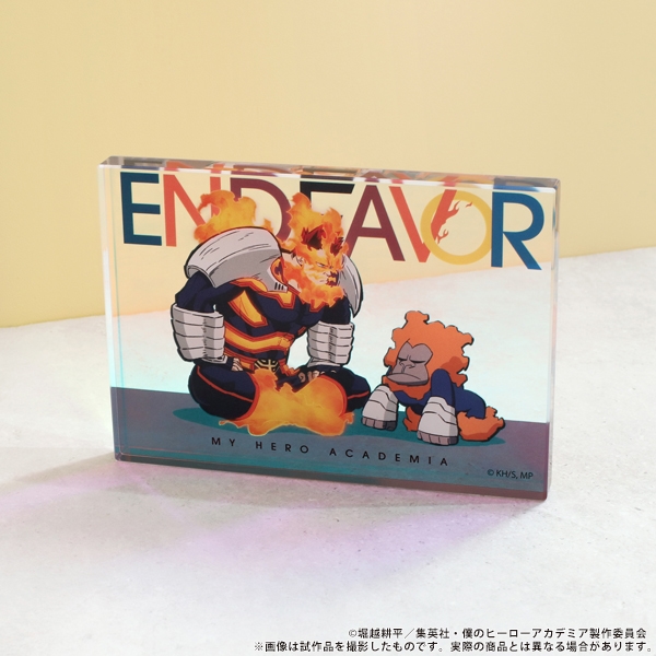 僕のヒーローアカデミア オーロラアクリルブロック エンデヴァー