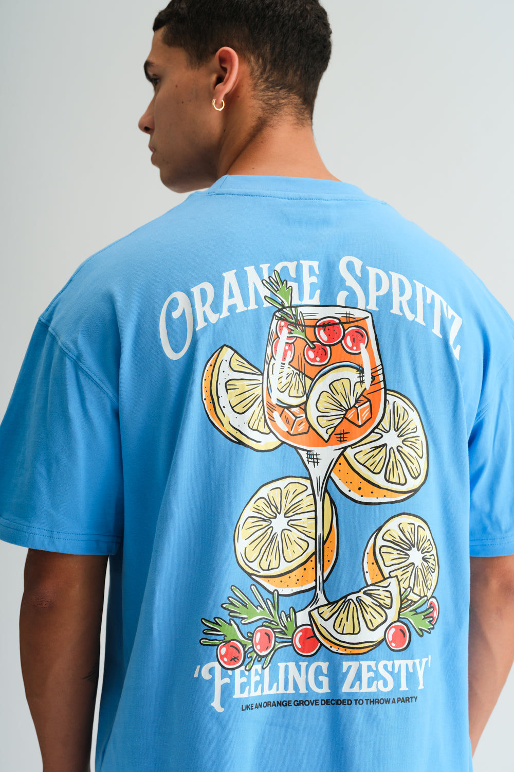 Buy Orange Spritz Oversized T-shirt | BonkersCorner