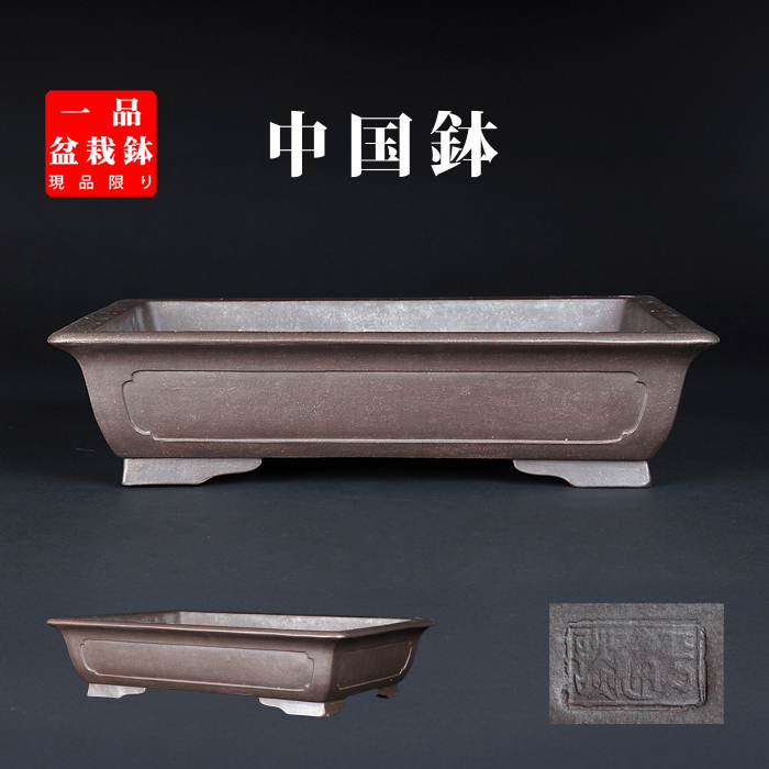 中国 宣嘉年製款 青花 花文鉢 桐箱付 V R5891 中国 宣嘉年製款 青花 花