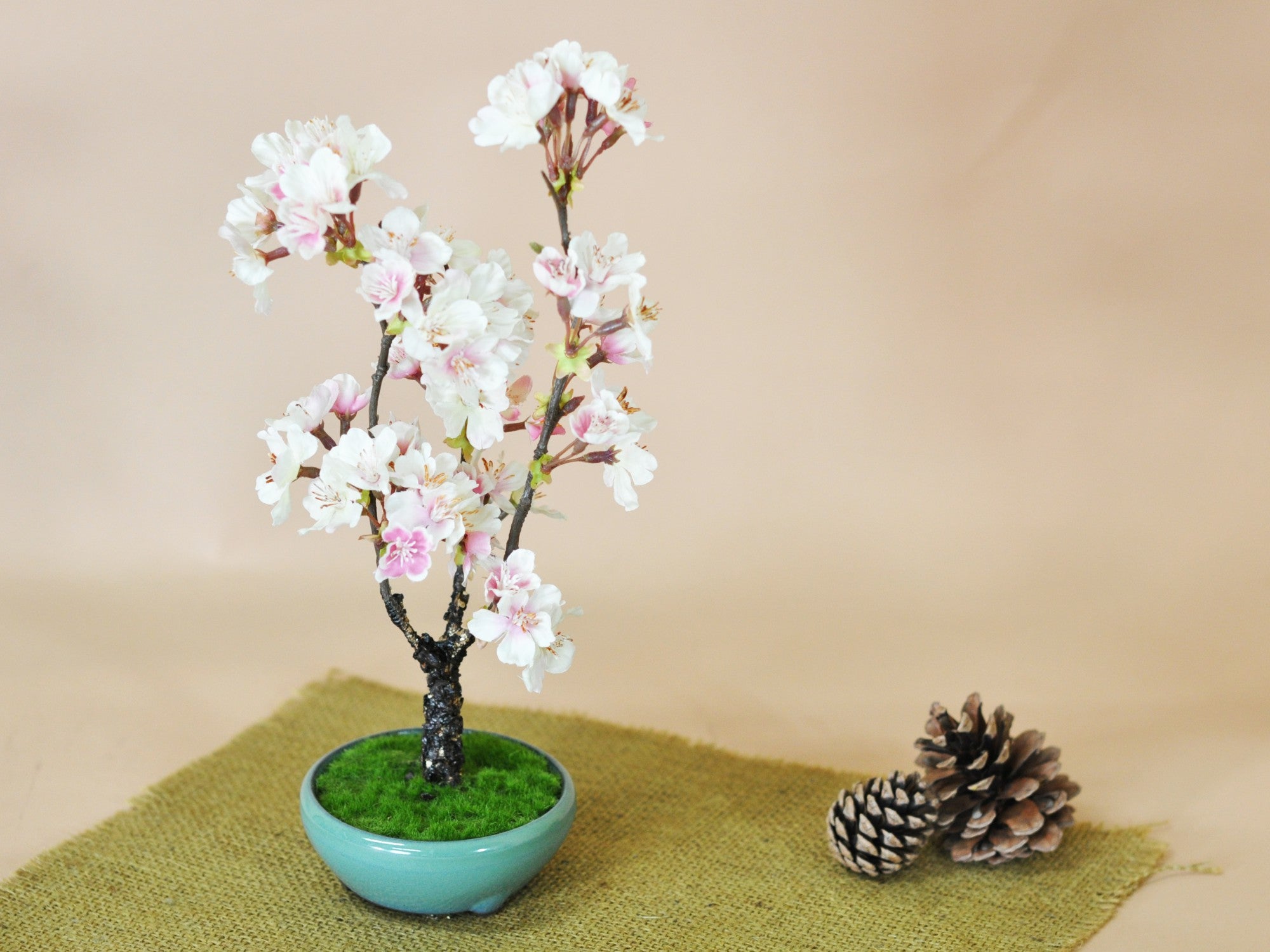 造花盆栽 桜の販売｜盆栽妙 – 盆栽妙 本店