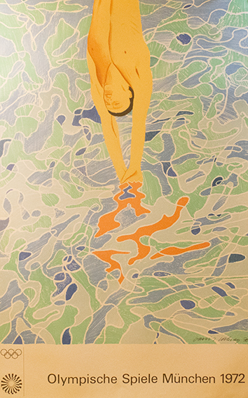 1972 Munich Summer Olympic Poster / David Hockney | 小宮山書店