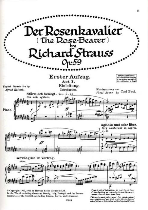 Richard Strauss - Der Rosenkavalier (The Knight of the Rose) op. 59