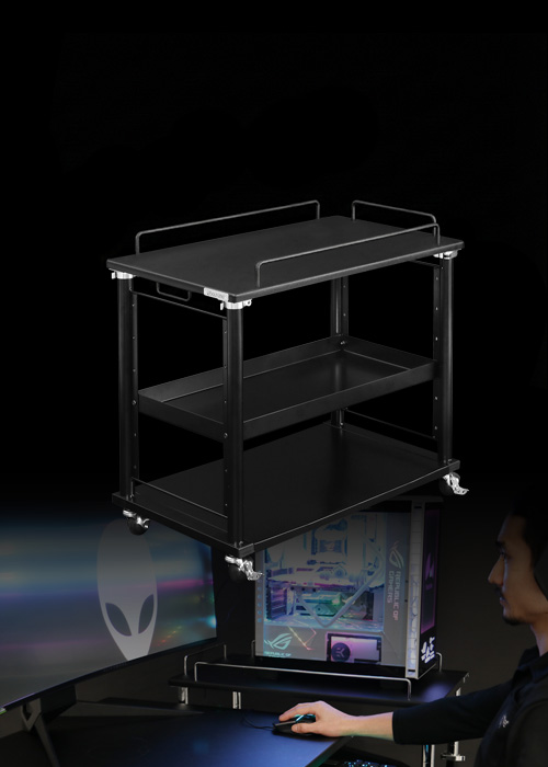 PCディスプレイワゴン BHS-700PC | Bauhütte®