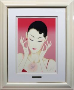 鶴田一郎「MOEGI」の買取実績｜大阪府寝屋川市 シルクスクリーン（孔版画）