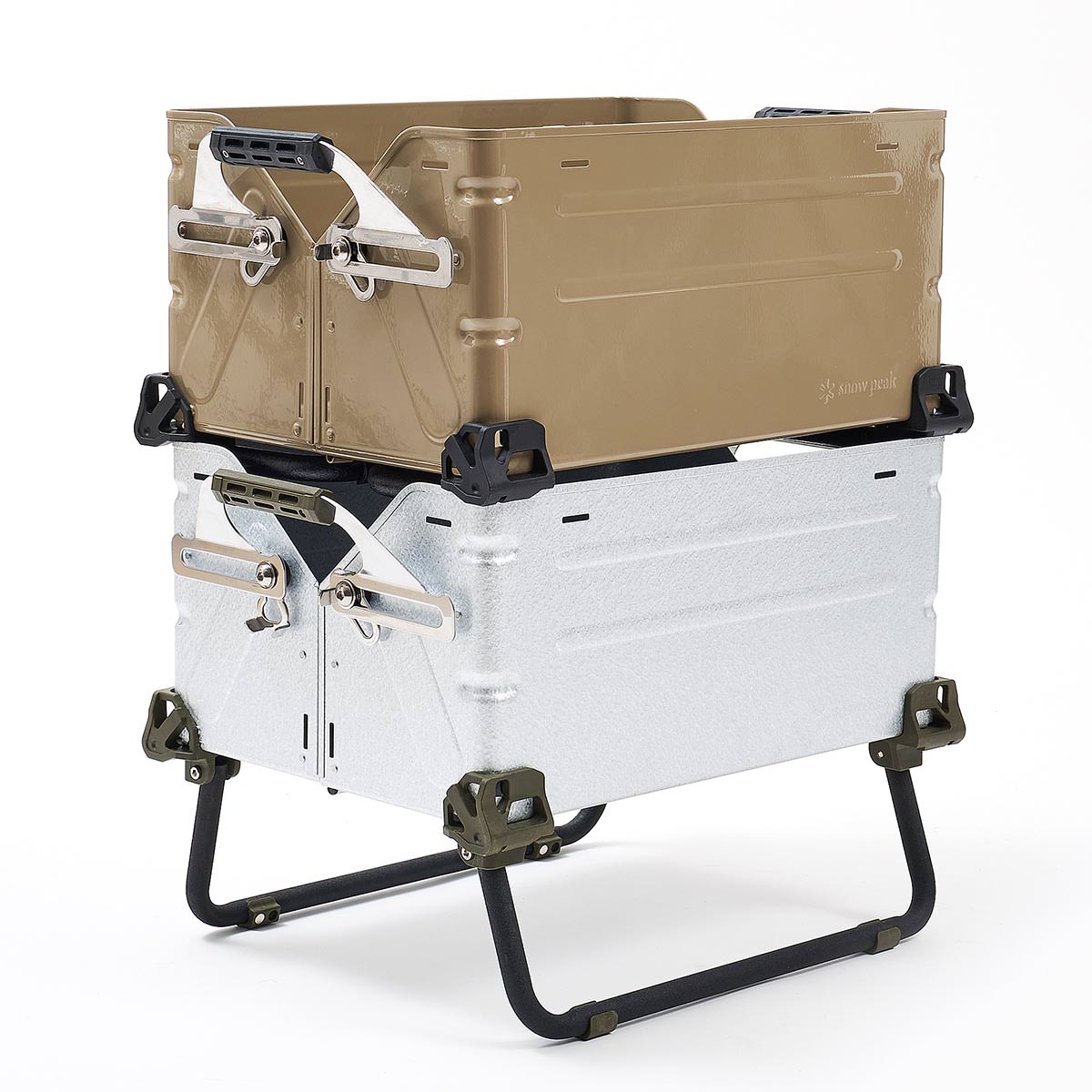 スノーピーク シェルフコンテナ25L シェルコンレッグ付 アシモグリップ