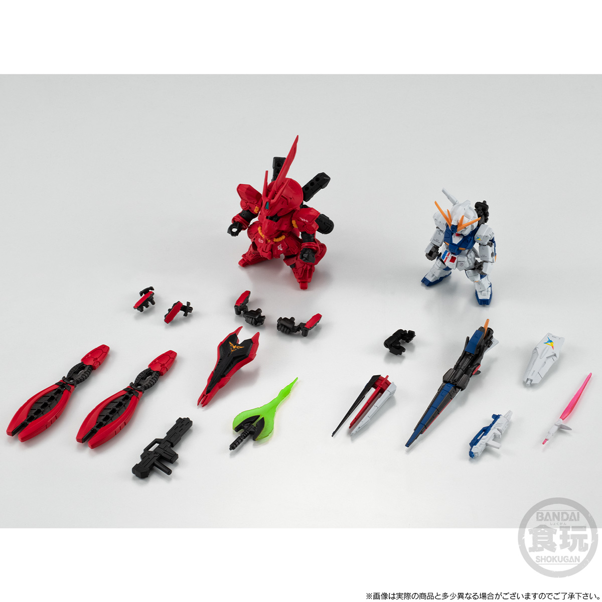 FW GUNDAM CONVERGE CORE RX-93ff νガンダム & MSN-04FF サザビー