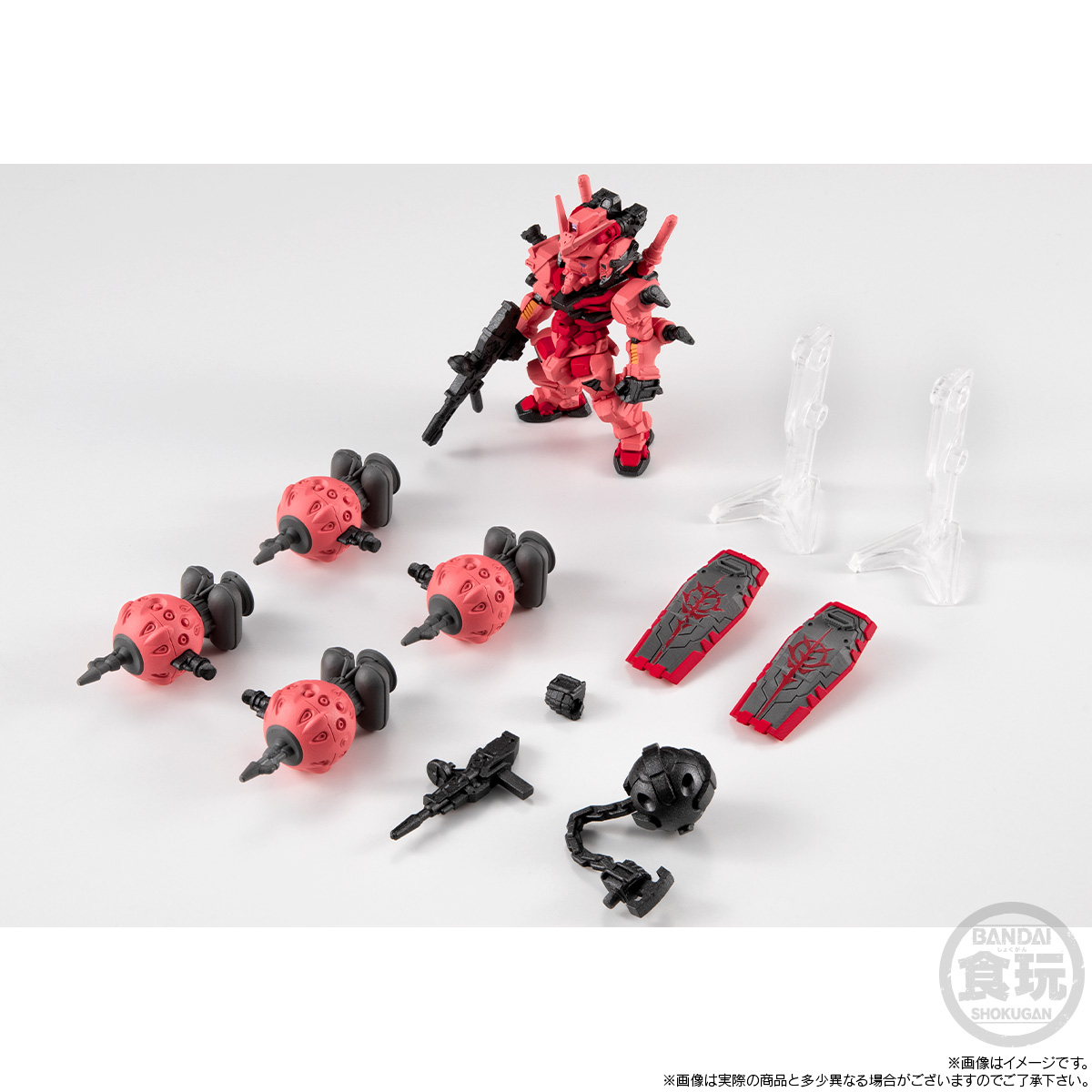 FW GUNDAM CONVERGE CORE 赤いガンダムセット【プレミアムバンダイ限定