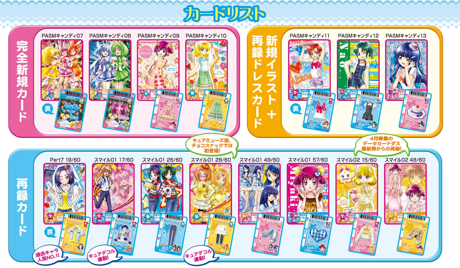 スマイルプリキュア！チョコスナック2｜発売日：2012年5月｜バンダイ