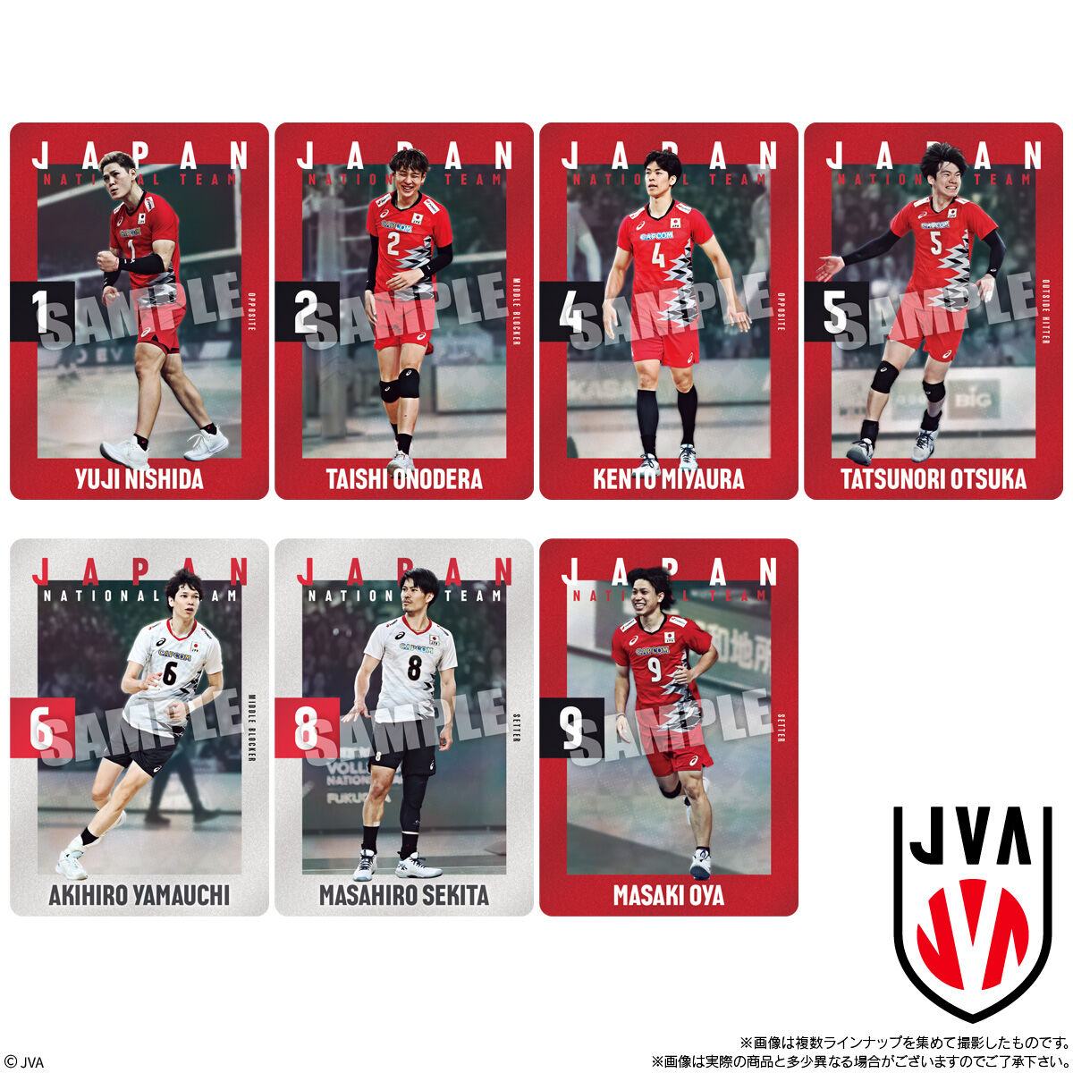JAPAN NATIONAL VOLLEYBALL TEAM ツインウエハース 2025｜発売日：2025