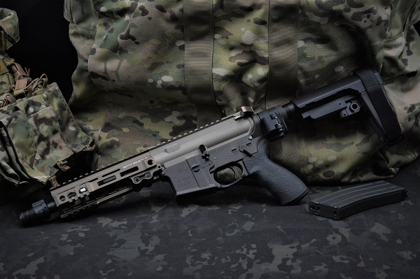 BCSW カスタム AERO TEXAS タイプ AR15 東京マルイM4A1 GBB ベース
