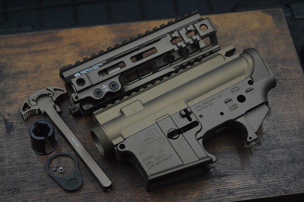 BCSW/ZPARTS製 東京マルイ MWS対応 鍛造 M4 レシーバー AERO MODEL X15
