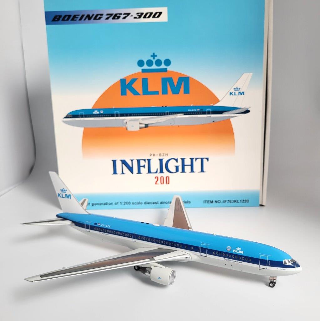 Inflight 200 1:200 KLM Royal Dutch Airlines PH-BZH Boeing 767-300