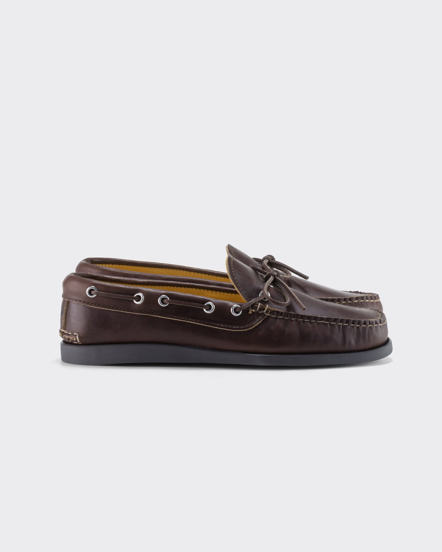 Quoddy for BEIGE : Horween Chromexcel Canoe Shoes : Brown – Beige