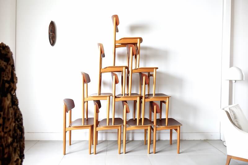 Bellbet | Model.122 Dining Chairs by Børge Mogensen