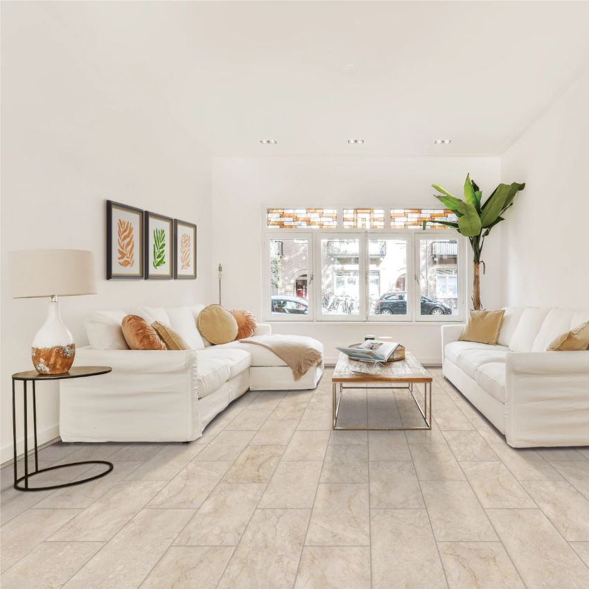 COREtec Plus Tile Iona Stone VV872-12266 WPC Vinyl Tile Flooring