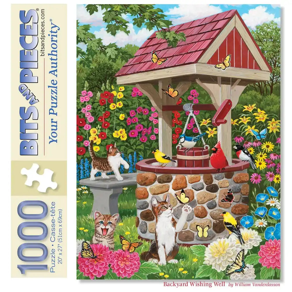 Backyard Wishing Well Jigsaw Puzzle | Bits and Pieces