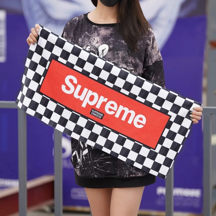 ファッションブランドシュプリームタオル高品質コットン快適フェイス