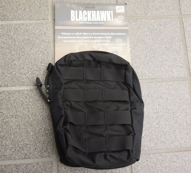 ブラックホークSTRIKEアップライトGPポーチ黒 新品(アメリカ製