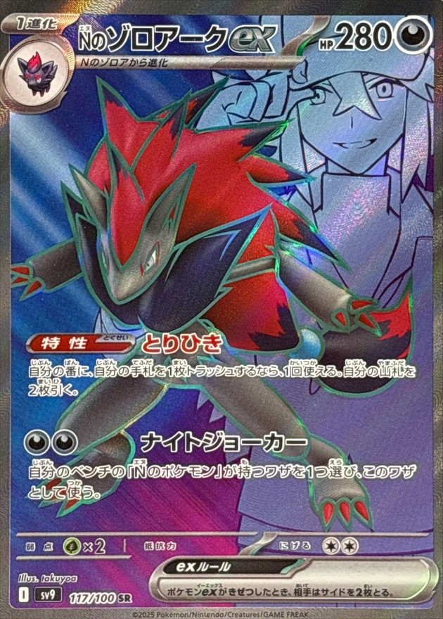 No.556)【PSA10】Nのゾロアークex【SR】{117/100} - BIGトレカ