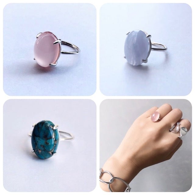 silver925天然石リング – おしゃれ花嫁様ブライダルアクセサリーの通販