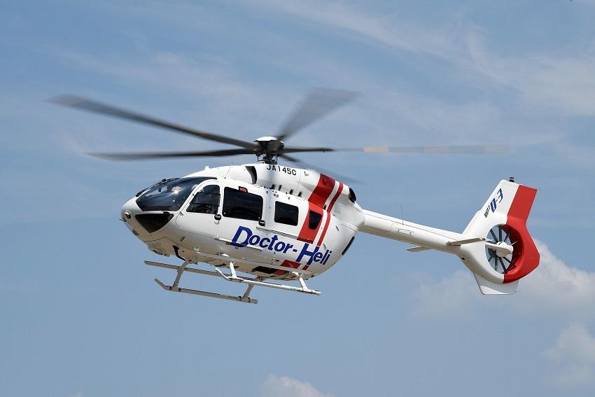 朝日航洋株式会社より最新型ヘリコプター「H145BK117 D-3」を受注