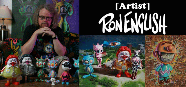Ron English x BlackBook Toy( ロン・イングリッシュ) MC Mousezilla