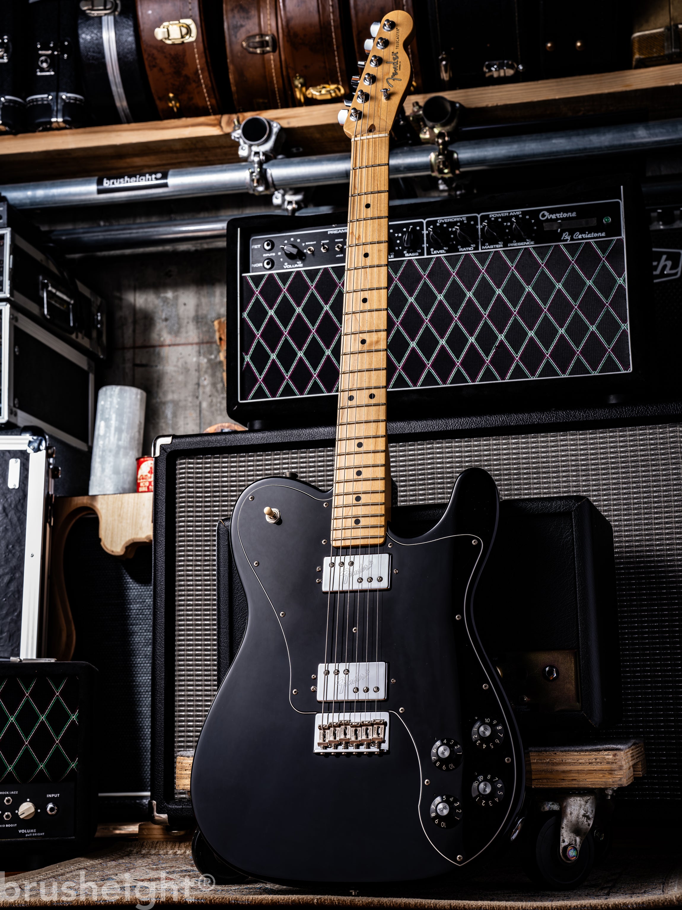 Fender USA American Professional Telecaster Deluxe SHAW MN BLK