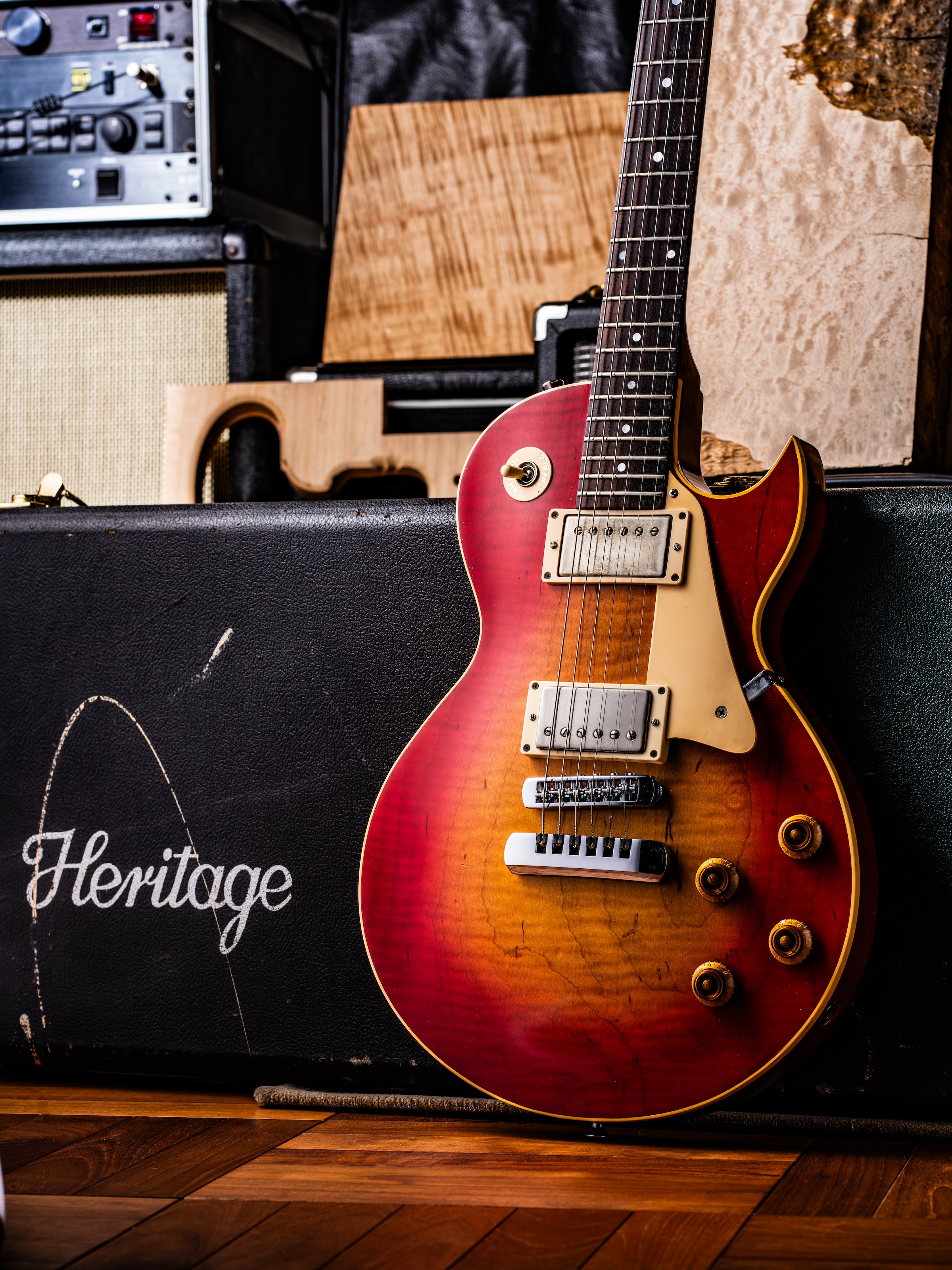 Heritage H-140 Cherry Sunburst 1st Heritage1985's – brusheight