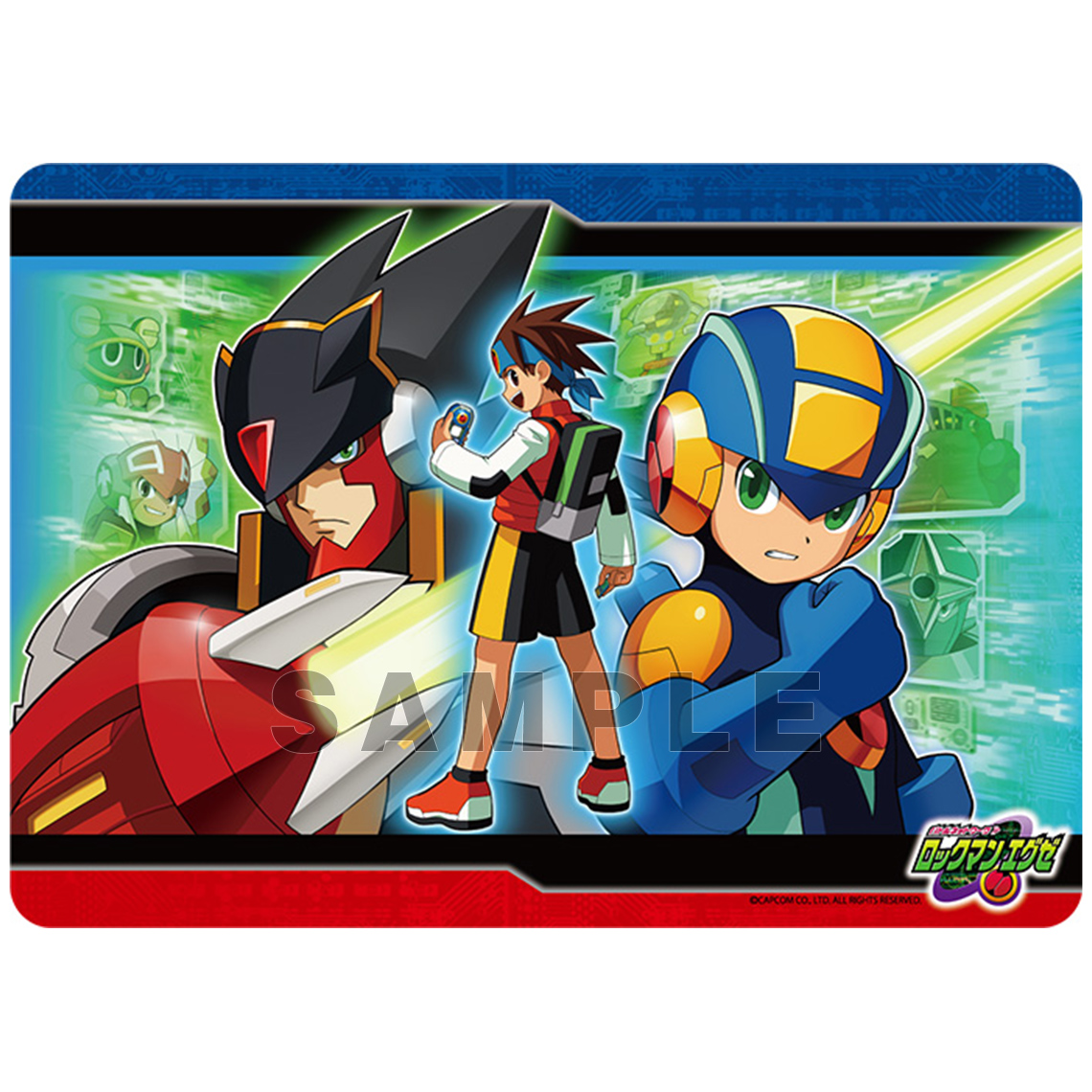 キャラクター万能ラバーマット ロックマン | グッズ| 株式会社ブロッコリー